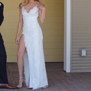 Gemeli Power Motel Jay White Lace Dress